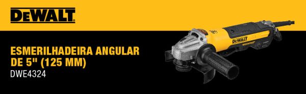Esmerilhadeira Angular DеWаlt de 5 Pol. (125mm) 1700W 10.000 RPM Brushless 220v - Image 2